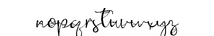 ZP Antique Webbing Script Light Font LOWERCASE