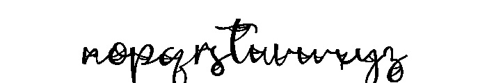 ZP Antique Webbing Script Font LOWERCASE