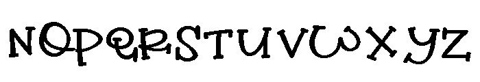 ZP Apfelkuchen Expanded Bold Font LOWERCASE