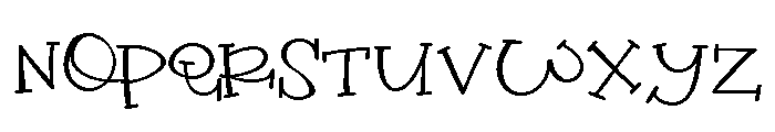 ZP Apfelkuchen Expanded Font LOWERCASE