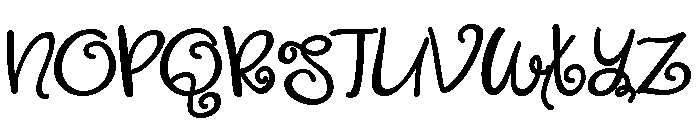 ZP Aphelia Bold Font UPPERCASE
