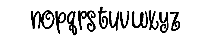 ZP Aphelia Bold Font LOWERCASE