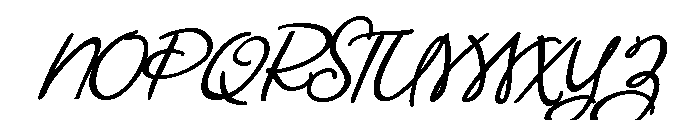 ZP Autumn Harvest Bold Font UPPERCASE