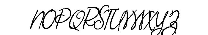 ZP Autumn Harvest Condensed Font UPPERCASE