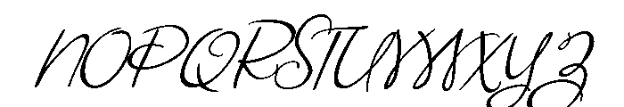 ZP Autumn Harvest Light Font UPPERCASE