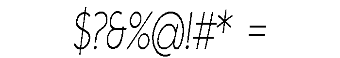 ZP Autumn Harvest Sans Condensed Light Font OTHER CHARS