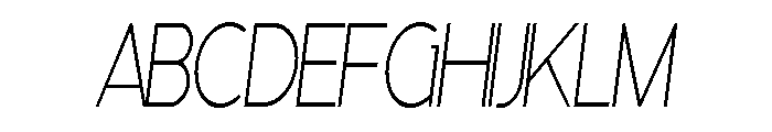 ZP Autumn Harvest Sans Condensed Light Font UPPERCASE