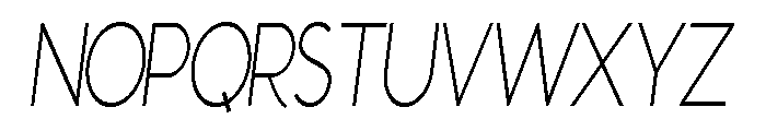 ZP Autumn Harvest Sans Condensed Light Font UPPERCASE