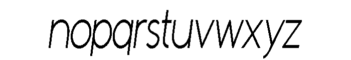 ZP Autumn Harvest Sans Condensed Font LOWERCASE