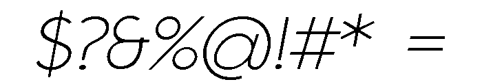 ZP Autumn Harvest Sans Expanded Light Font OTHER CHARS