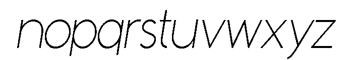 ZP Autumn Harvest Sans Light Font LOWERCASE