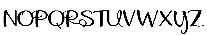 ZP Azalea Font UPPERCASE
