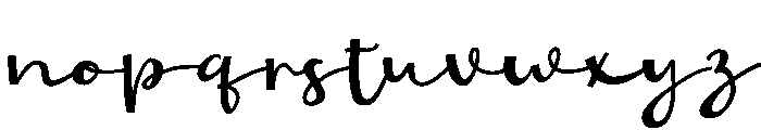 ZP Azalea Font LOWERCASE