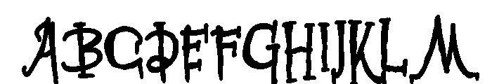 ZP Bane Reality Bold Font UPPERCASE