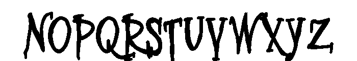 ZP Bane Reality Bold Font UPPERCASE