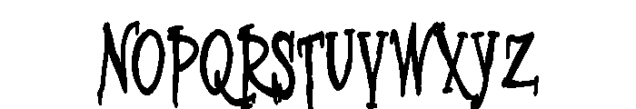 ZP Bane Reality Condensed Bold Font UPPERCASE