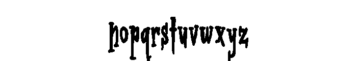 ZP Bane Reality Condensed Bold Font LOWERCASE