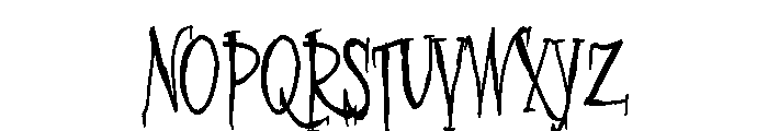 ZP Bane Reality Condensed Font UPPERCASE