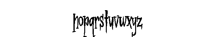 ZP Bane Reality Condensed Font LOWERCASE