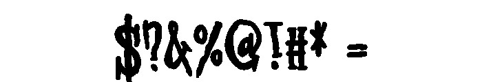ZP Bane Reality Expanded Bold Font OTHER CHARS