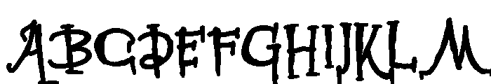 ZP Bane Reality Expanded Bold Font UPPERCASE