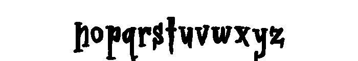 ZP Bane Reality Expanded Bold Font LOWERCASE