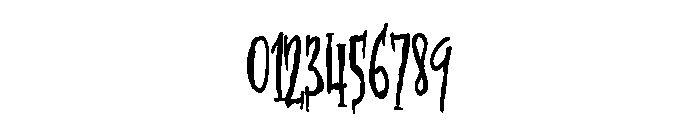 ZP Bane Reality Font OTHER CHARS
