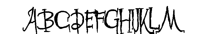 ZP Bane Reality Font UPPERCASE