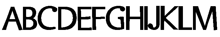 ZP Blandish Bold Font UPPERCASE
