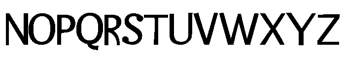 ZP Blandish Bold Font UPPERCASE