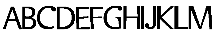 ZP Blandish DemiBold Font UPPERCASE