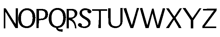 ZP Blandish DemiBold Font UPPERCASE