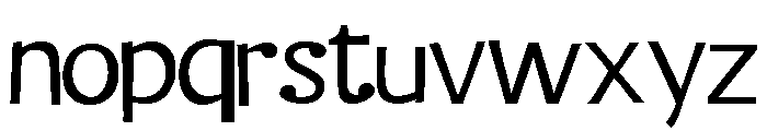 ZP Blandish DemiBold Font LOWERCASE