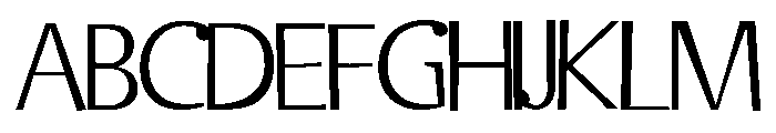 ZP Blandish Font UPPERCASE