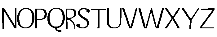 ZP Blandish Font UPPERCASE