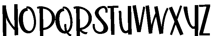 ZP Blinker Bold Font UPPERCASE