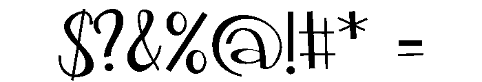 ZP Blinker Light Font OTHER CHARS