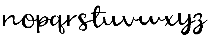 ZP Blinker Light Font LOWERCASE