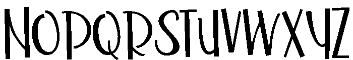 ZP Blinker Stencil Font UPPERCASE
