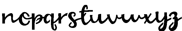 ZP Blinker Stencil Font LOWERCASE