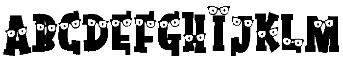 ZP Blinkers Brick Condensed Font UPPERCASE