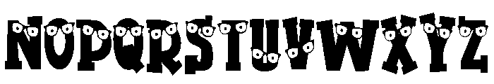 ZP Blinkers Brick Condensed Font UPPERCASE