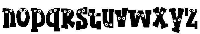 ZP Blinkers Brick Condensed Font LOWERCASE