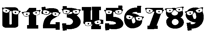 ZP Blinkers Brick Expanded Font OTHER CHARS