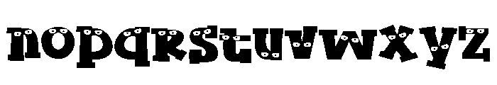 ZP Blinkers Brick Expanded Font LOWERCASE