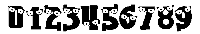 ZP Blinkers Brick Font OTHER CHARS