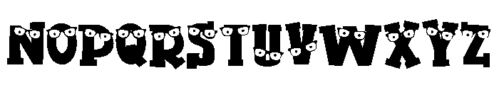 ZP Blinkers Brick Font UPPERCASE
