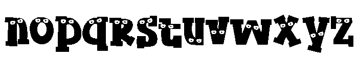ZP Blinkers Brick Font LOWERCASE