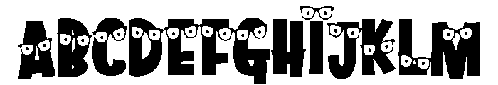 ZP Blinkers Condensed Font UPPERCASE