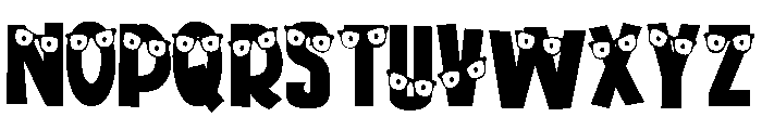 ZP Blinkers Condensed Font UPPERCASE